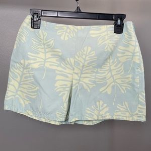 Ann Taylor Leaf Print Shorts
